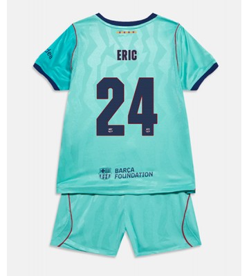 Barcelona Eric Garcia #24 Tredjetrøje Børn 2026-27 Kortærmet (+ Korte bukser)